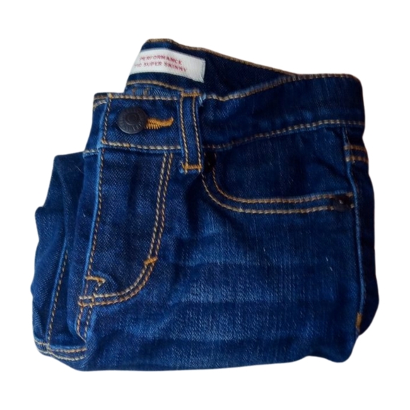 Girl's Gently worn dark wash Levi's Performance 710 supper skinny stylish jeans - Picture 2 of 13